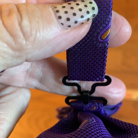 Men’s sapphire blue adjustable bow tie, pocket kerchief and cufflinks - Picture 8 of 8